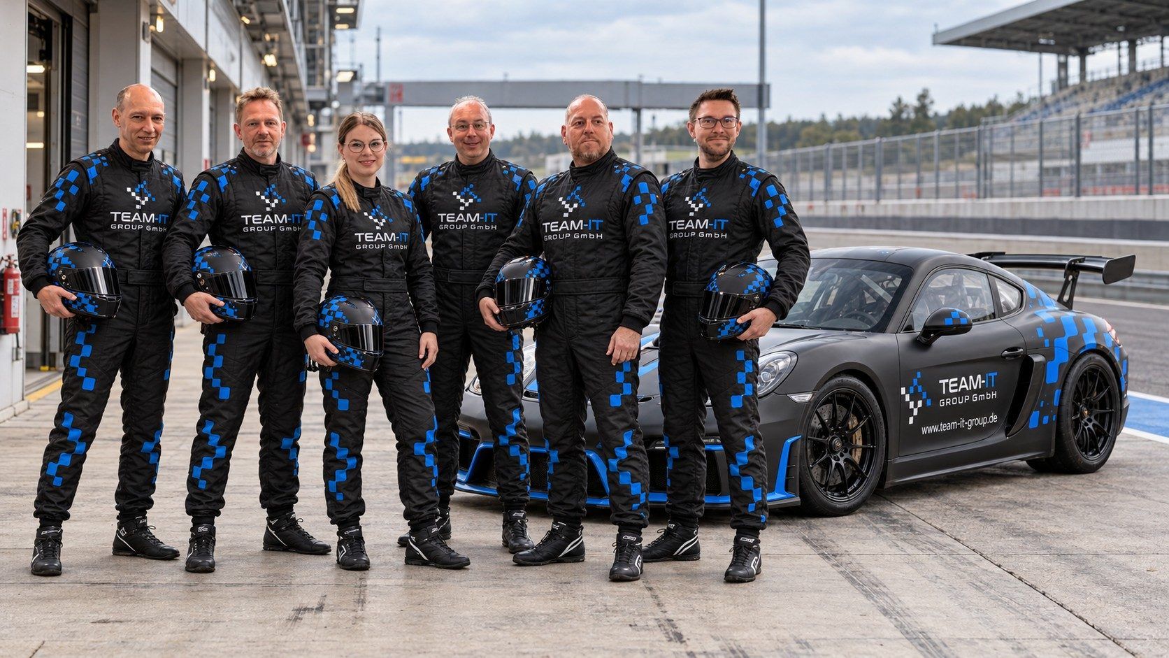 Team-IT-Team an der Rennstrecke